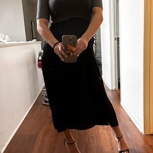 Zara Gray and Black Long Sleeve Dress